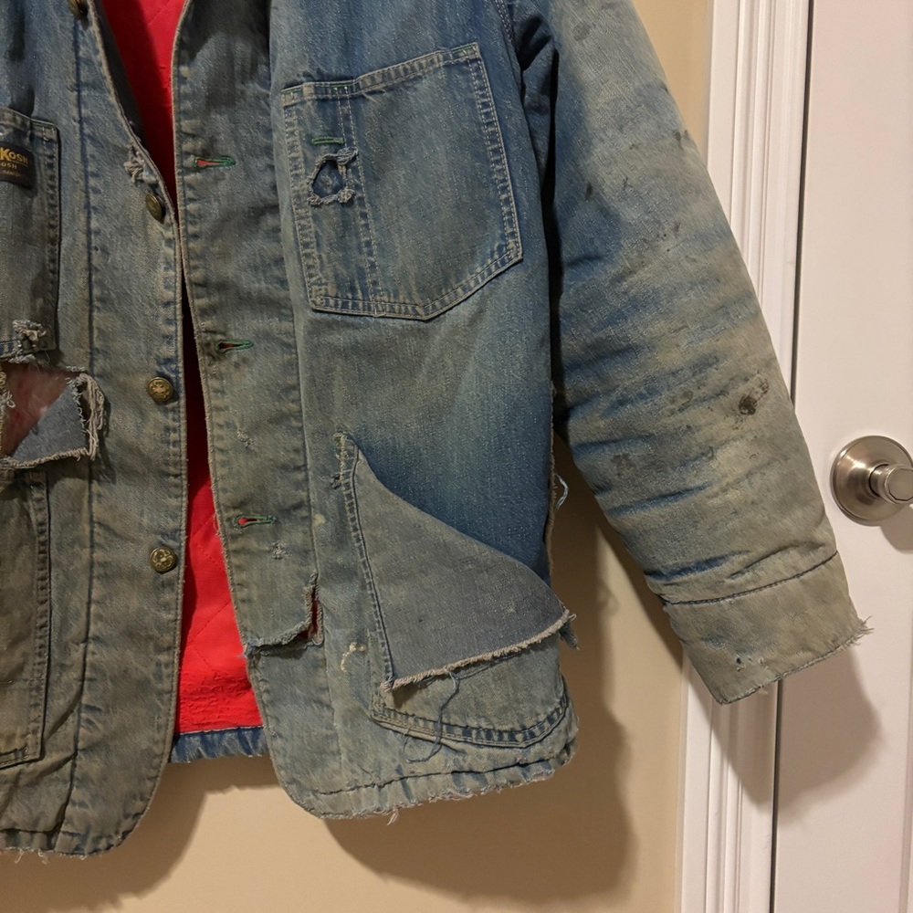Men's Blue Denim Jacket - Picture 2 of 12